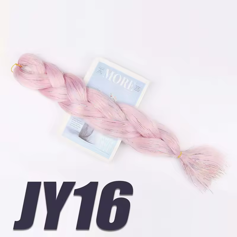 Synthetic Kanekalon Crochet Hair Braiding Hair Pre Stretched Curly Jumbo Braids Extensions Hair Accessories For Girls Braids - Image 17