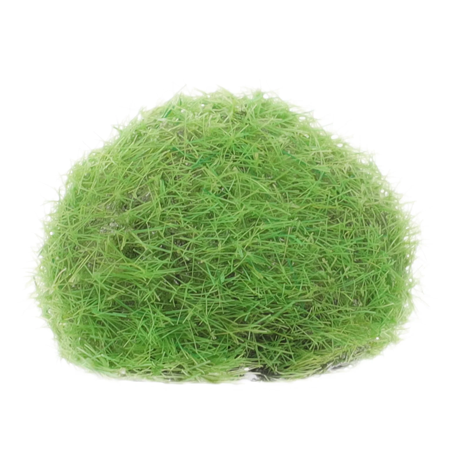 

Simulated Green Algae Ball Moss Pebble Decor Fake Small Adornment Pebbles for Fish Tank Plants Balls