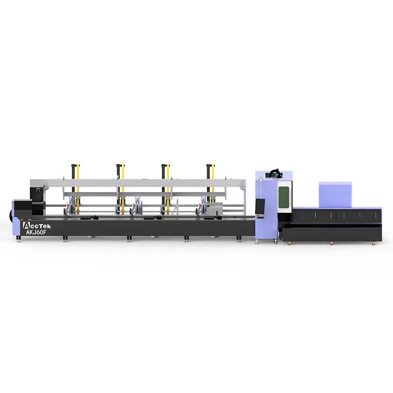 6m 12m ACCTEK Tubo d'acciaio 6KW 1500W 12kw Macchina da taglio laser a fibra Angelo Tubo smussato Laser 3kw Macchina da taglio in fibra