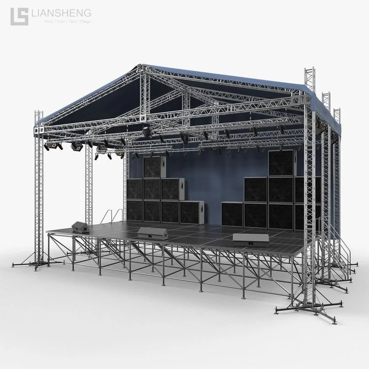 Durable  Outdoor Aluminum Curved Roof Truss Factory Price
