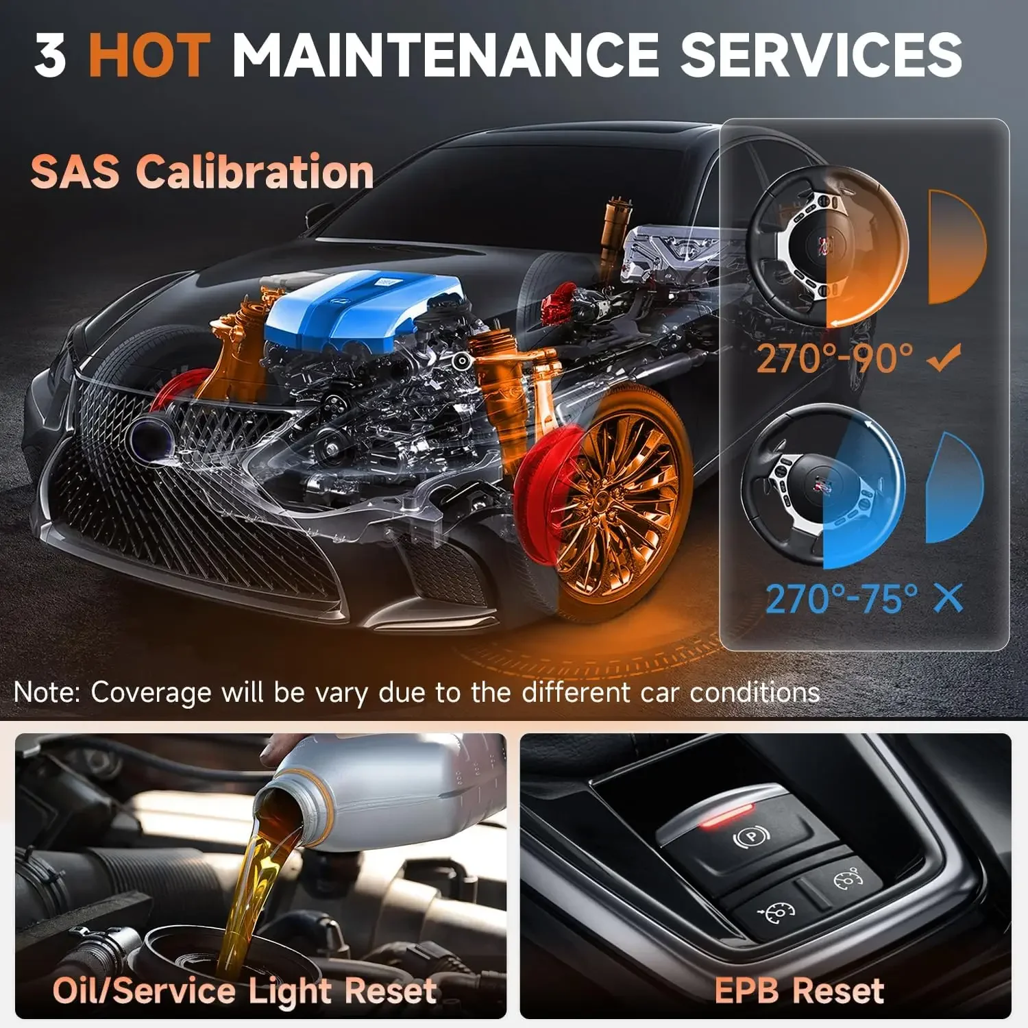 NT630 Plus OBD2 Automotive Scanner Engine ABS SRS EPB OIL SAS Calibration Code Reader ODB OBD2 Auto Car Diagnostic Tool