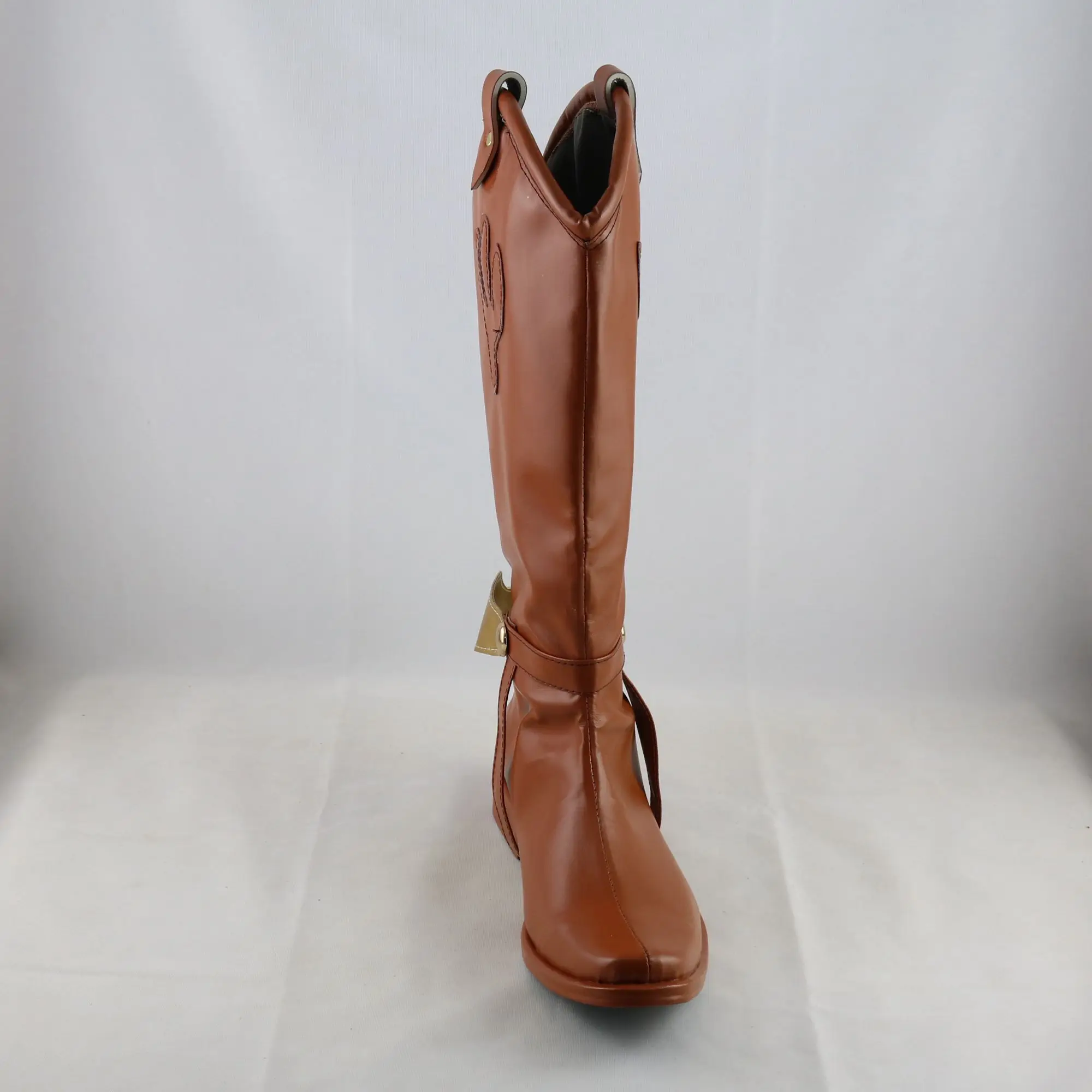 Toy Story Woody Cosplay Schuhe Braune Mittelkalb Stiefel Halloween Maskerade Karneval Performance Party Kostüm Requisiten für Erwachsene