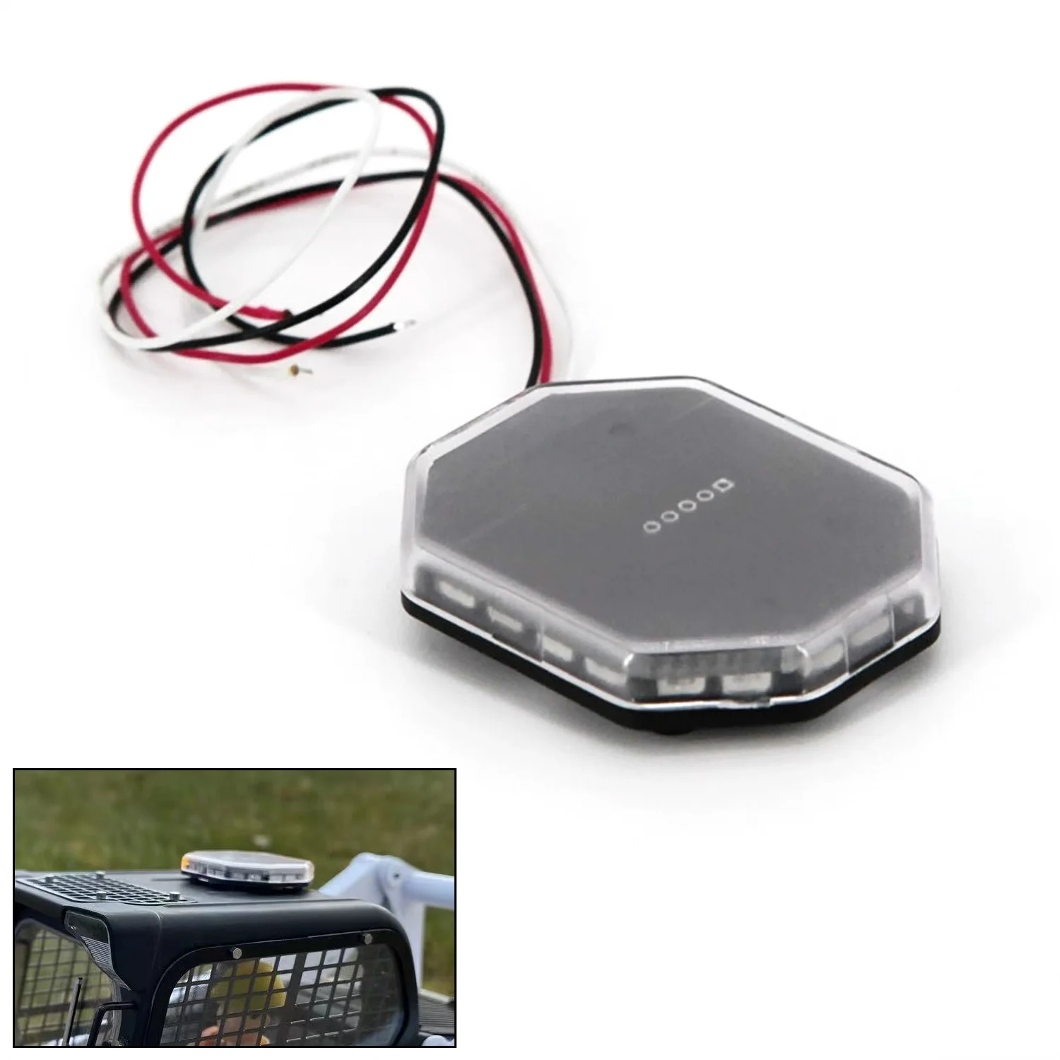 ไฟเตือน BITRC 3625 แบบแท่ง 22 รูปแบบ สำหรับรถบรรทุกเททราย Tamiya RC ขนาด 1/14 รถก่อสร้าง อุปกรณ์ตกแต่ง LED