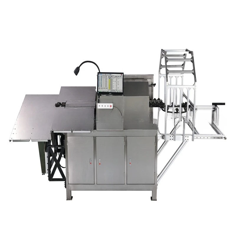 

Stainless steel, barbecue clip, bending, molding machine, frying, basket handle, automatic