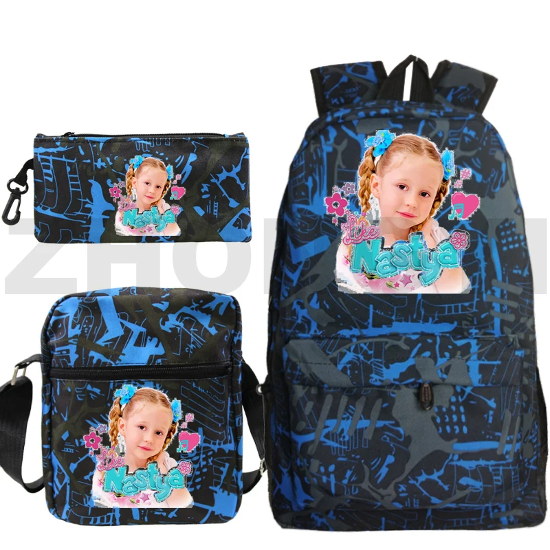 Mochila escolar de lona con estampado de Anime para mujer, morral bonito de alta calidad con diseño de Nastya de Rusia, novedad