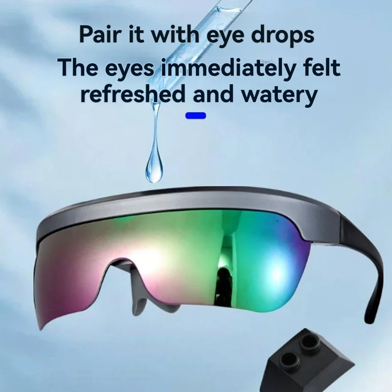 

SANQ Steam Glasses Eye Moisturizer Spray Can Be Charged With Water Visual Eye Protector Eye Fatigue Soothes Dry Eyes