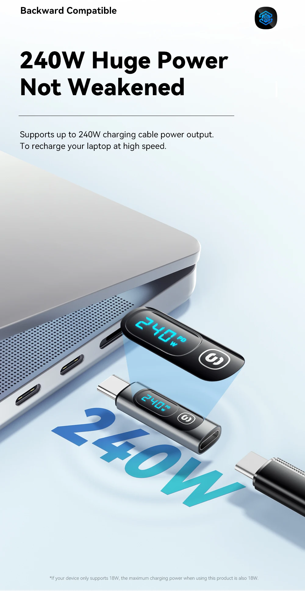 Essager USB 3.0 2.0 OTG Adapter 240W Fast Charging USB C To Type C Display Adapter OTG Connector For iPhone 15 Macbook Samsung