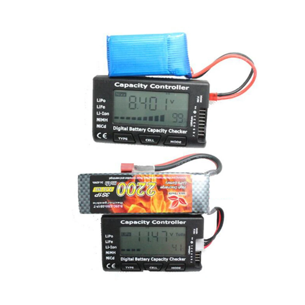 Digital Battery Capacity Checker RC Cell Meter 7 for LiPo LiFe Li-ion NiMH Nicd Wholesale