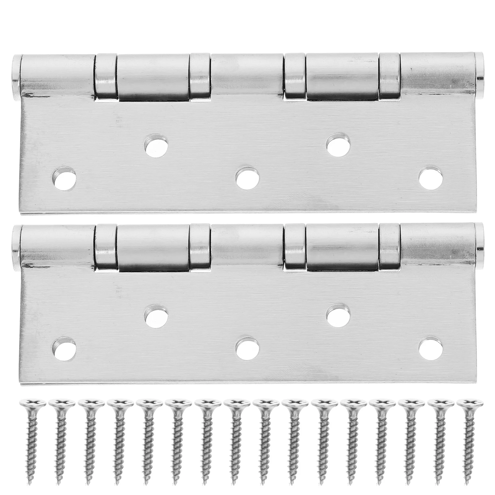 2 قطعة مفصلات الأبواب الفولاذ المقاوم للصدأ الثقيلة الكرة تحمل شقة جبل لخزانة خزانة الأثاث بوابة إكسسوارات الأجزاء الداخلية للكمبيوتر #2