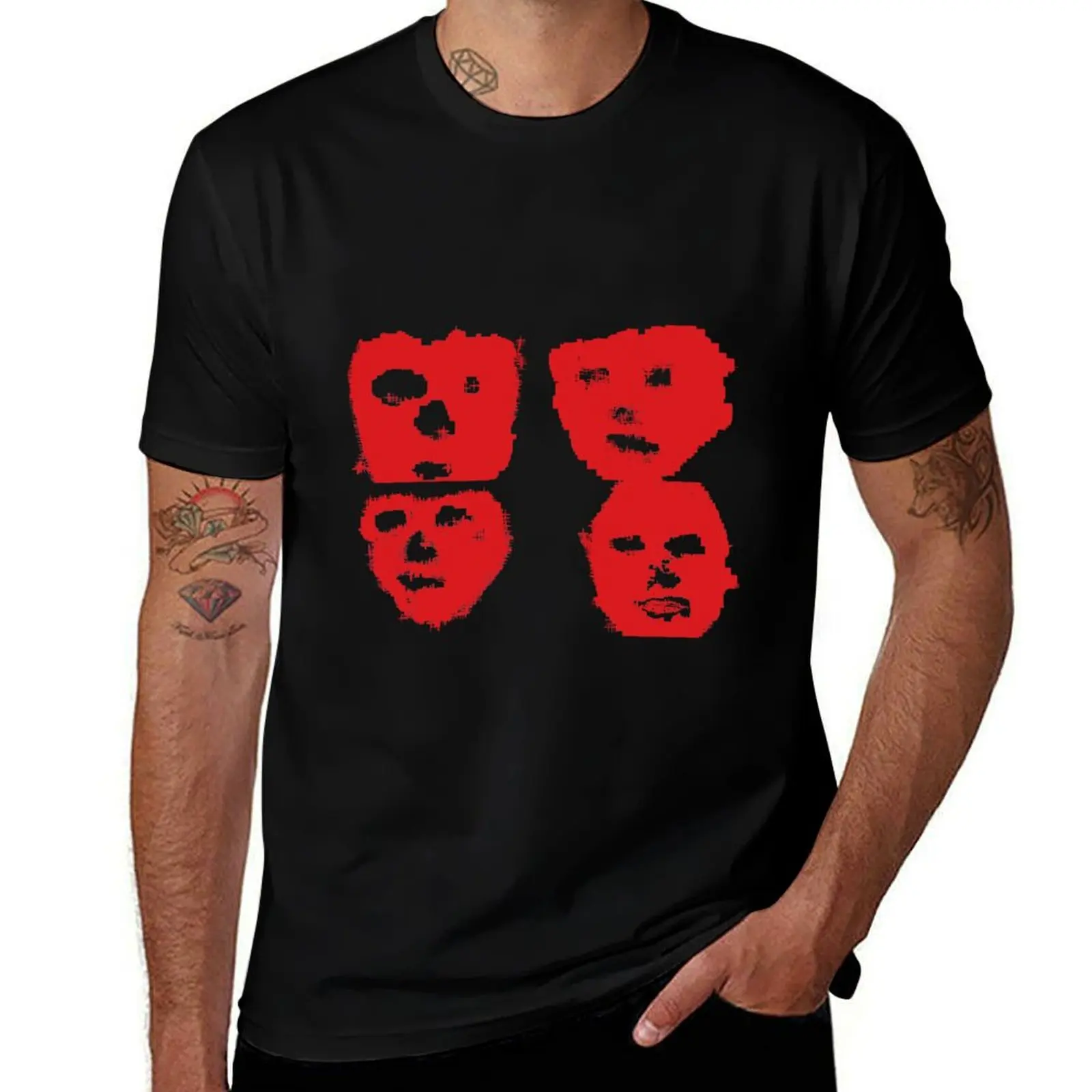 Talking Heads Remain In Light (Red Only) High Quality T-Shirt plain custom shirt sublime tees funny t shirts for men