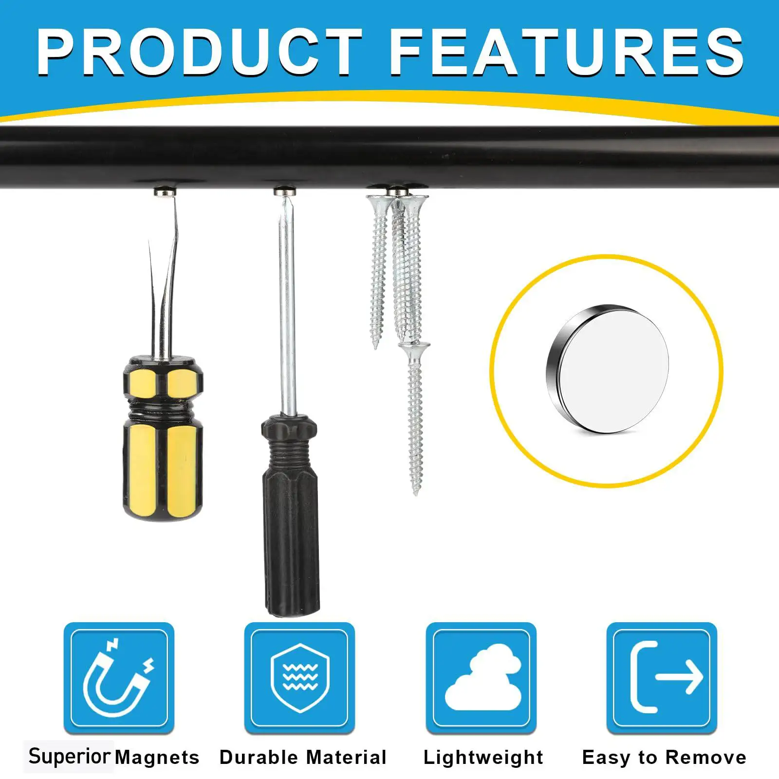 مغناطيس دائري 6 × 2 مم 6 × 3 مم، مغناطيس شديد التحمل، مغناطيس صغير للسبورة البيضاء، المطبخ، المكتب ومغناطيس الخزانة