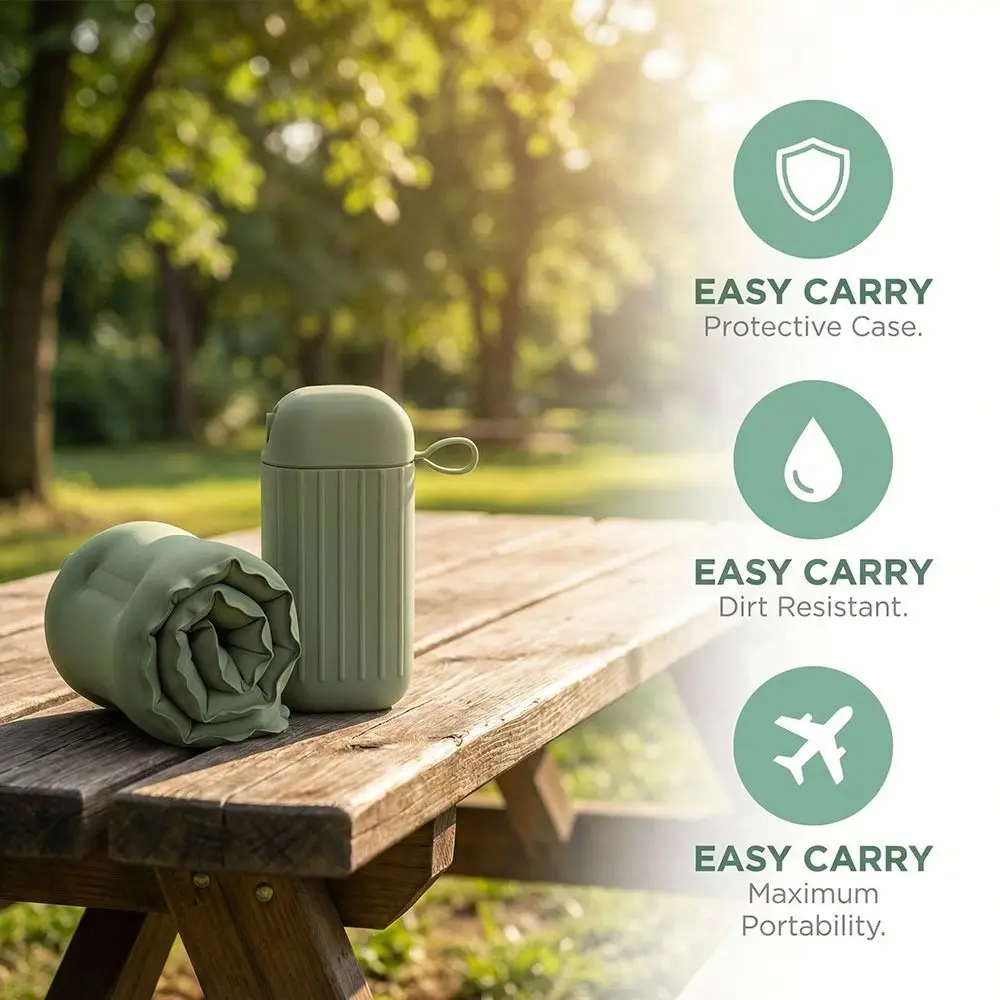

Breathable U-shaped Neck Pillow Comfortable Easy To Carry Inflatable Travel Pillow Soft with Storage Box Ring Neck Pillow
