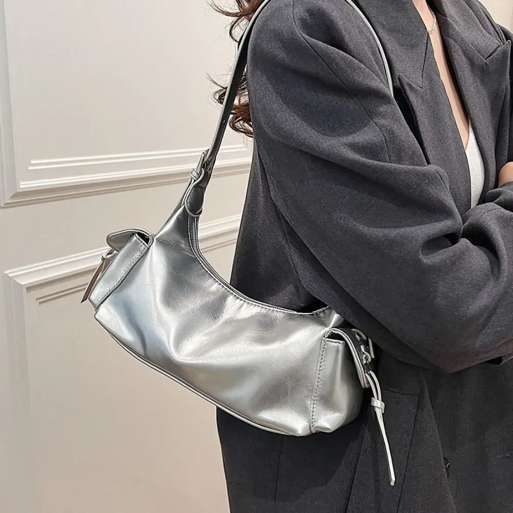 

Портативная сумка на плечо Y2K в стиле ретро, тканевая сумка с галстуком-бабочкой подмышками, модная винтажная сумка для девочек, сумка для подмышек для девочек