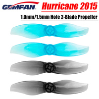 12Pairs GEMFAN Hurricane 2015 1mm/1.5mm Hole 2X1.5 inch 2-Blade PC Propeller for RC FPV Freestyle 2inch Toothpick Drones DIY Par