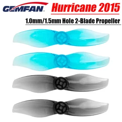 12 Par GEMFAN Hurricane 2015 1mm/1.5mm otwór 2X1.5 cal 2-ostrze PC śmigła dla RC FPV Freestyle 2 cal wykałaczka drony DIY Par