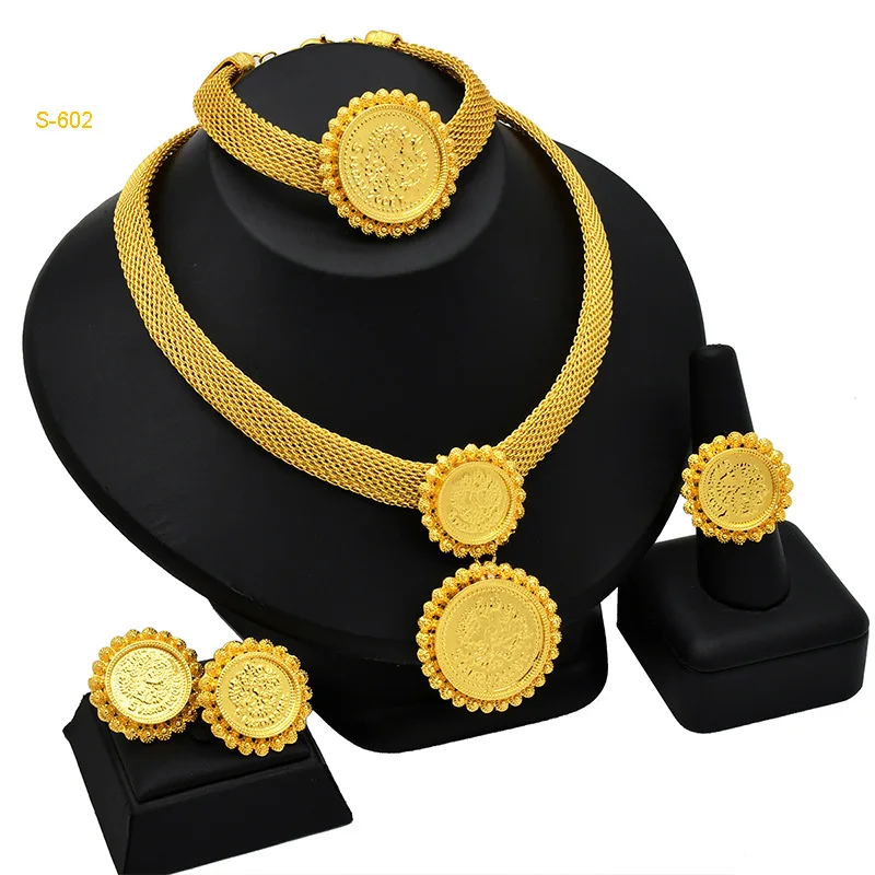 

Flower Diamond Starry Bridal Set Women's 24K Gold AU999 - Smooth, skin-safe diamonds, comfortable fit