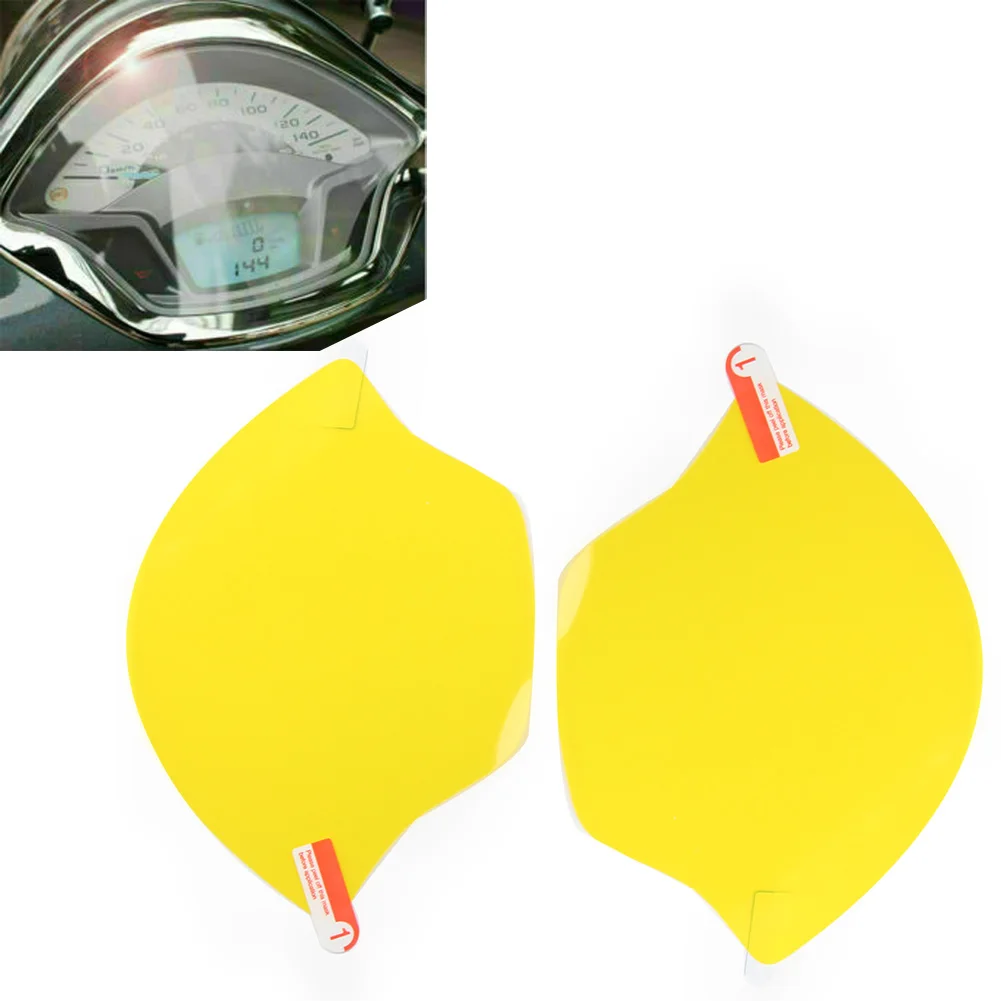 

For Vespa GTS 2017 2018 2019 Instrument Dashboard Protective Film Screen Protector Cover Motorcycle Accessories 2Pcs