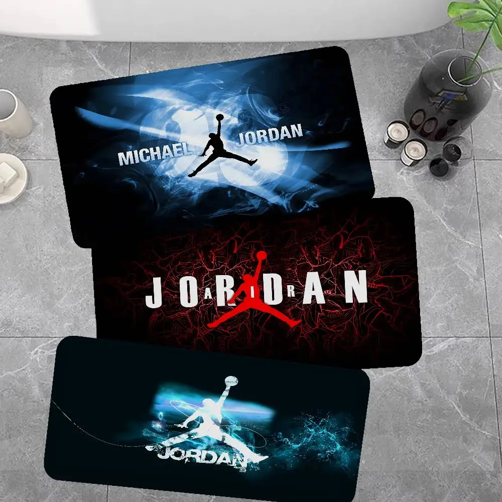 America Basketball Jordan Door Mat Washable Non-Slip Living Room Sofa Chairs Area Mat Kitchen Doormat Area Rug view 2