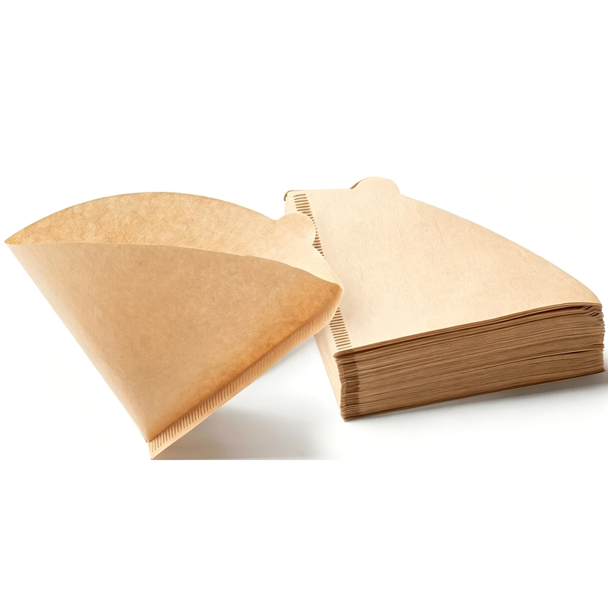 100/200Pcs  Portable Hand-brewed Coffee Filter Paper V-type Log Pulp Cone Filter Cup Drip Coffee Pot Filter Paper Tool V01/V02