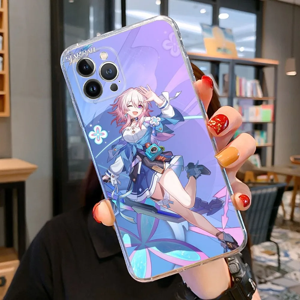 Game Honkai Star Rail Phone Case For IPhone 15 14 11 12 13 Mini Pro XS Max Cover 6 7 8 Plus X XR SE 2020 Funda Shell