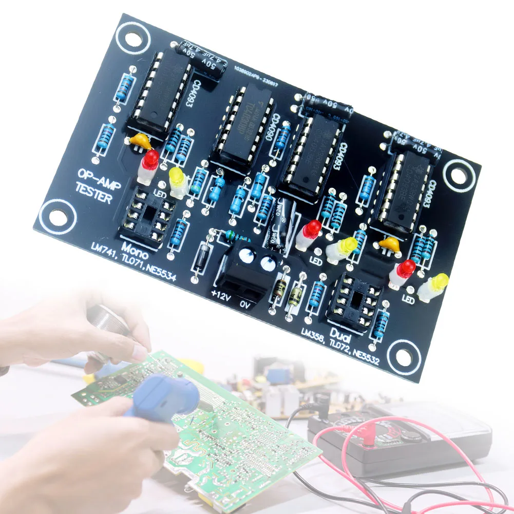 Tester per amplificatore operativo comunemente usato doppio amplificatore operativo amplificatore operazionale singolo amplificatore doppio Op TL071