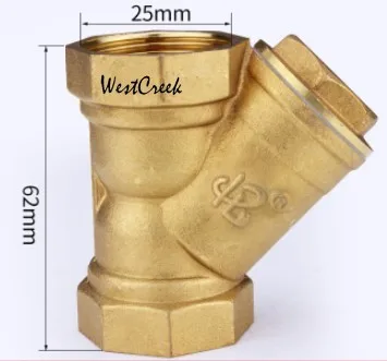 

WESTCREEK DN20 3/4 inch 25mm brass Y strainer heating Mesh ball valve Pipe filter valve air conditioning valve Y filter