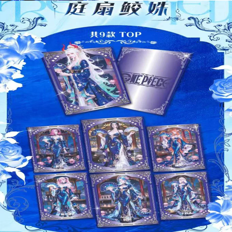 One Piece Collection Cards Booster Box Case All Metal Original Wholesale Playing Cards Board Games Party