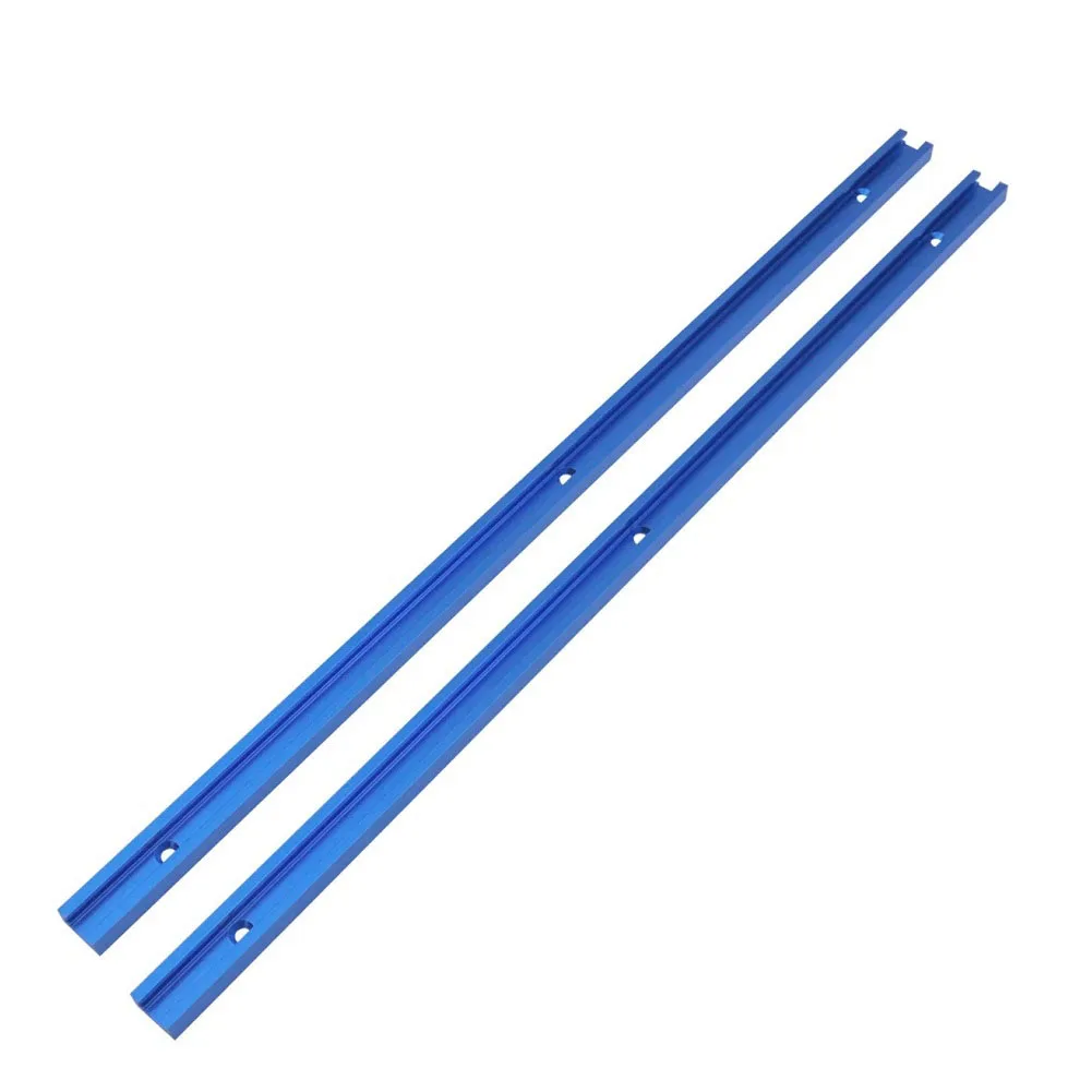 

For Router Table T-Slot Track Kit 2pcs 500mm Aluminum Alloy T-Track for Workshop Tool Mounting and Positioning