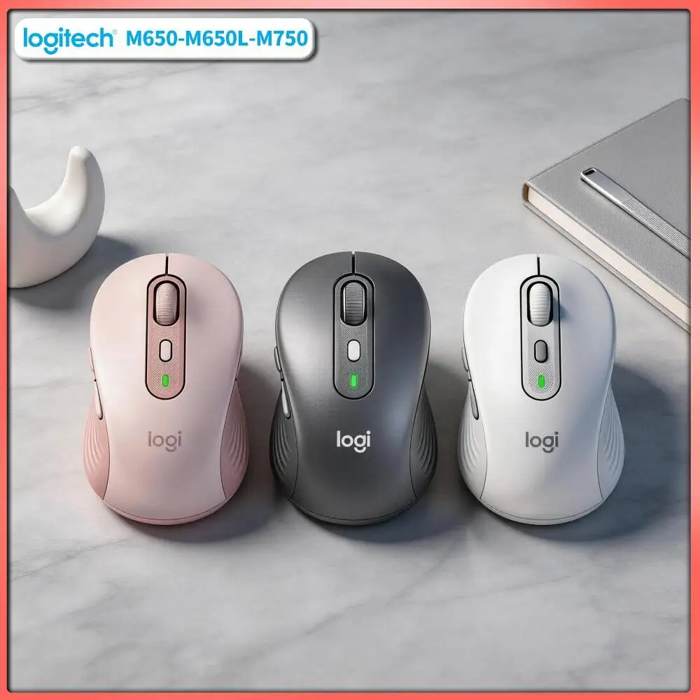 Silent M750 Bluetooth Mouse - SmartWheel Precision Scrolling, Recycled Plastic Body, 10m Stable Range, Pad Pick Tool