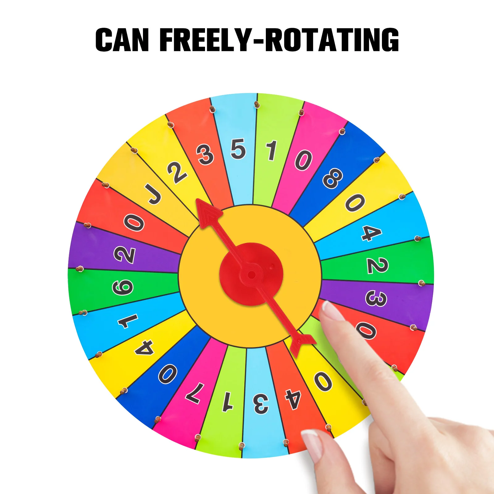 25 Pcs Rotating Board Game Toy Plastic Arrow Rotation Pool Spinners Party Props