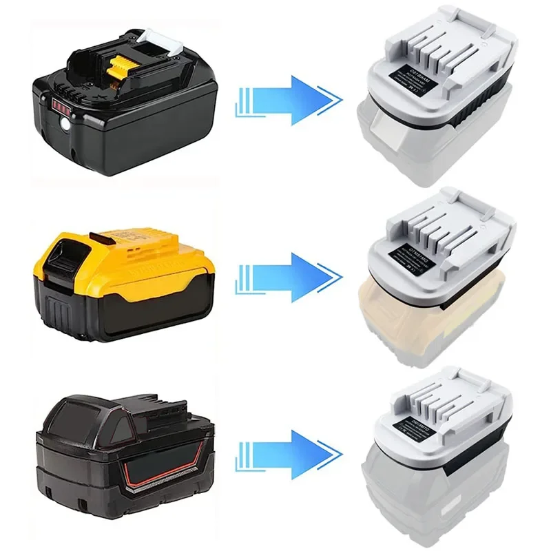 Battery Adapter For Makita/Dewalt/Bosch/Milwaukee 18V Li-ion Battery To Replace for Makita G series battery BL1811G BL1815G