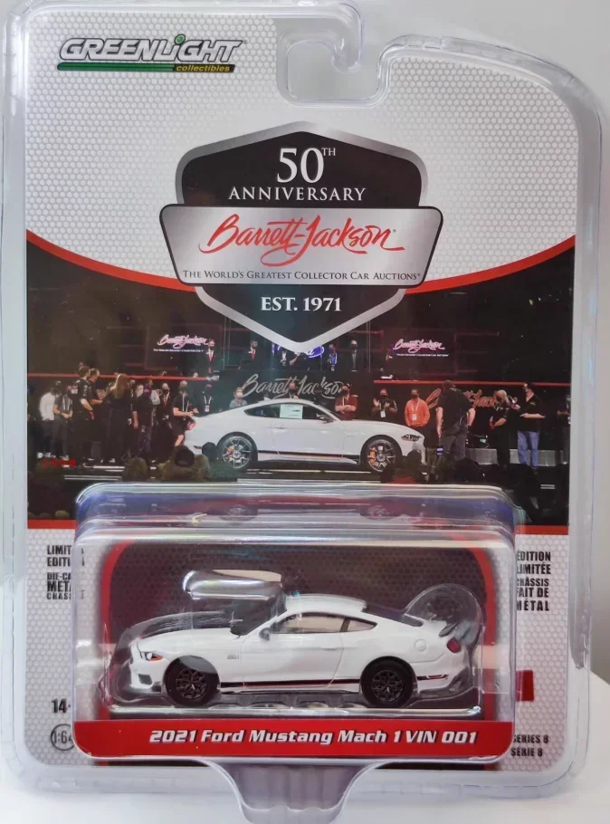 Ford Mustang Diecast Metal Alloy Model Car Toys, Gift Collection, All 1:64 Series, 2021