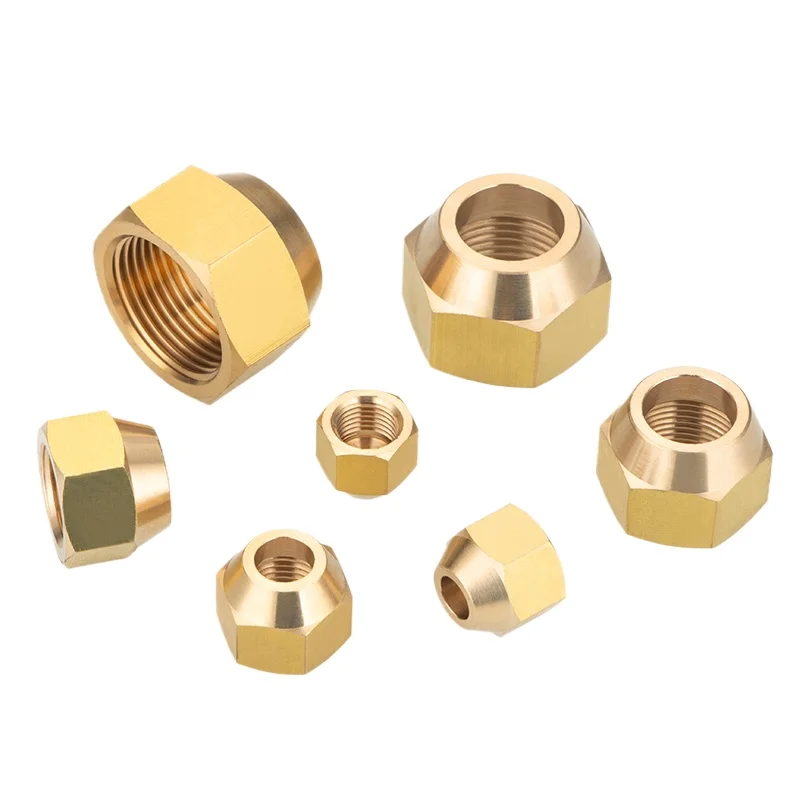 6, 8, 10, 12, 14, 16, 19, 22 мм, раструбная трубка, латунная метрическая внутренняя гайка, сантехнический фитинг для кондиционера
