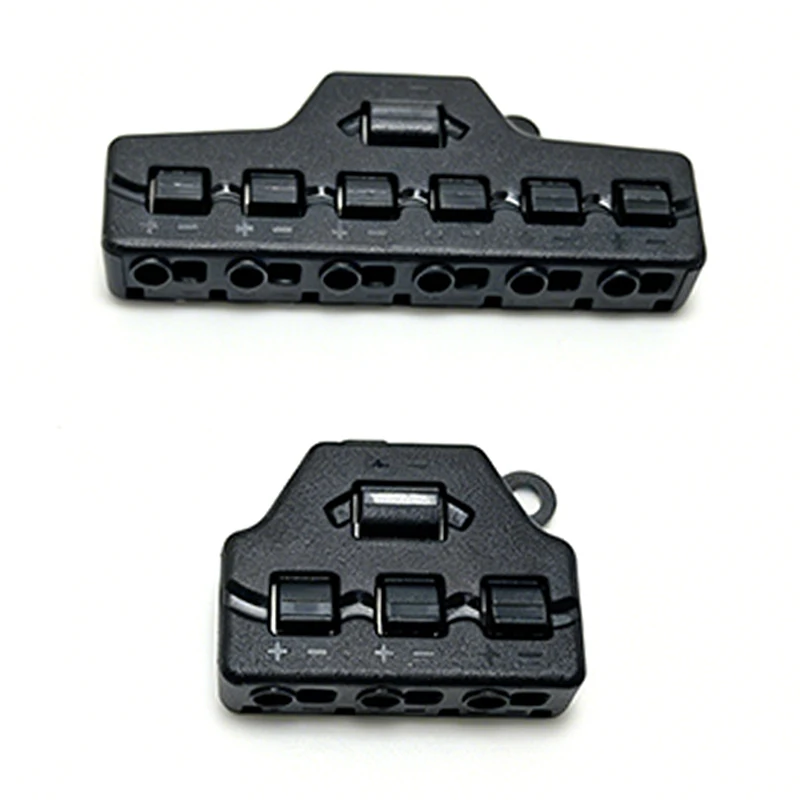 3/6 Port Sharing Box, Railway Model Distribution Hub for SMD LED Miniature DC Lamp Lighting System