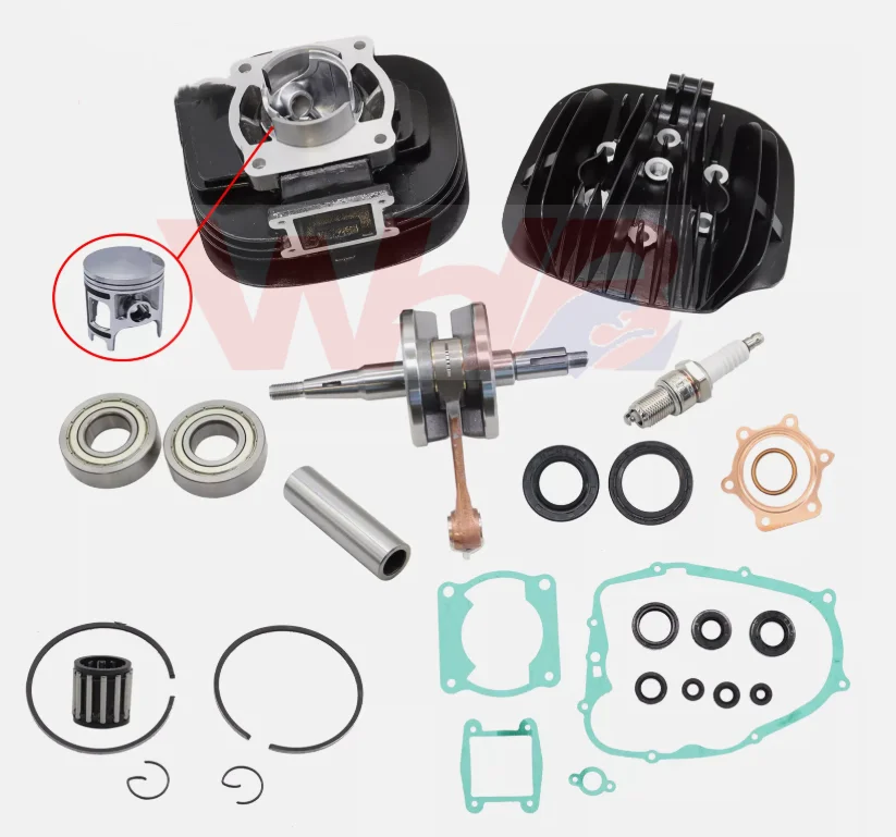 

FOR 88-06 Yamaha Blaster 200 YFS200 DT200 66mm Motorcycle Engine Parts Cylinder Piston Kit Crankshaft Bearings Rebuild Assembly