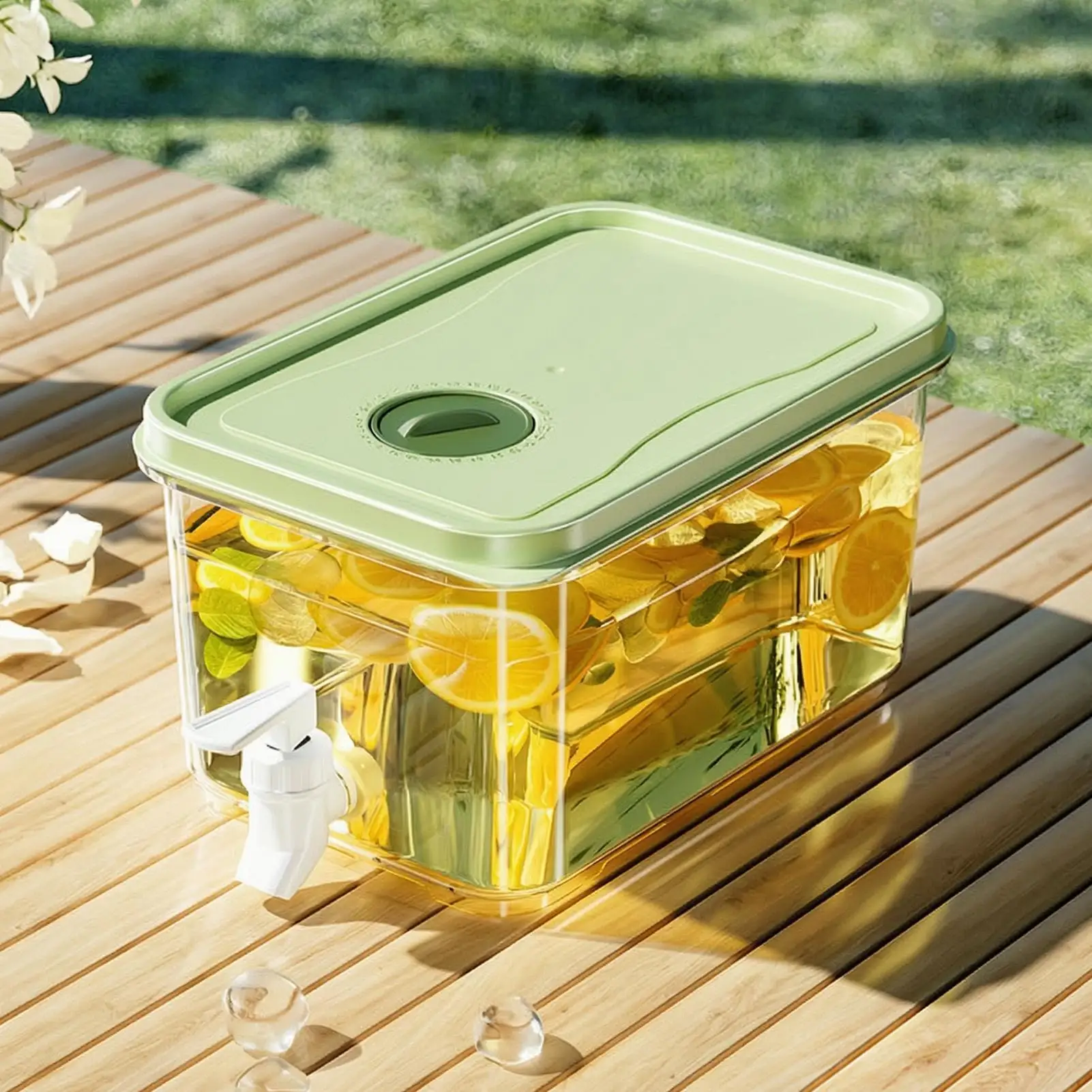3/5L Cold Water Pitcher Fridge Beverage Dispenser With Spigot Iced Juice Jug Refrigerator Cold Water Kettle For Home