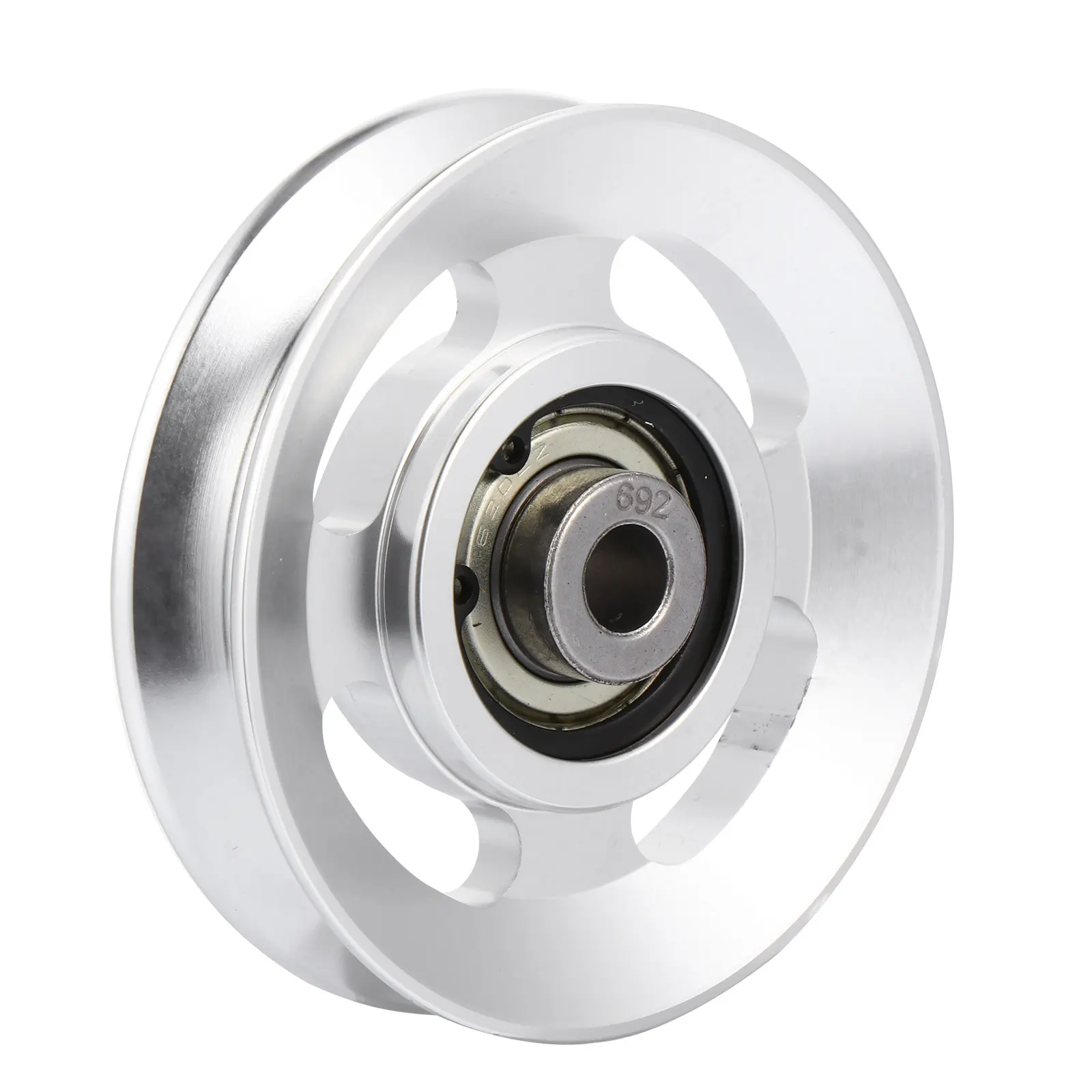 

Aluminum Pulley Accessories Fitness Parts Smooth Surface Gym Equipment Cable Wheel Heavy Duty Sports Adjustable