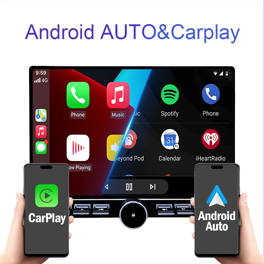 13 Inch 2K High Resolution Display Knob Qualcomm 8-Core CarPlay GPS Stereo Head Unit With 4G Slot 360 Camera Car Accessories