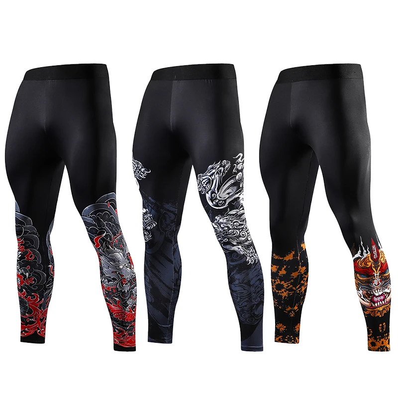 Compression Pants Running Pants Men Training Fitness Sports Sportswear Leggings Gym Jogging Pants Male Yoga Bottoms