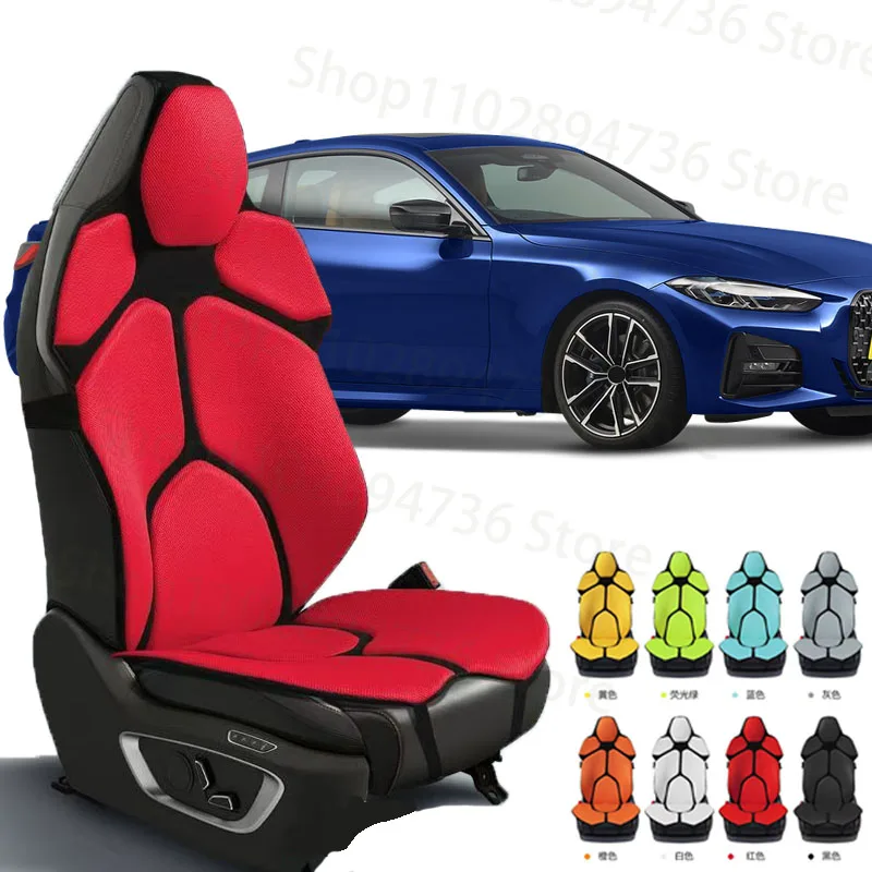 

FOR BMW 430i M BMW M8 F91 F92 F93 Cushion Car Seat Chair Back Mesh Lumbar Back Brace Massage Back Pad Support Home Office