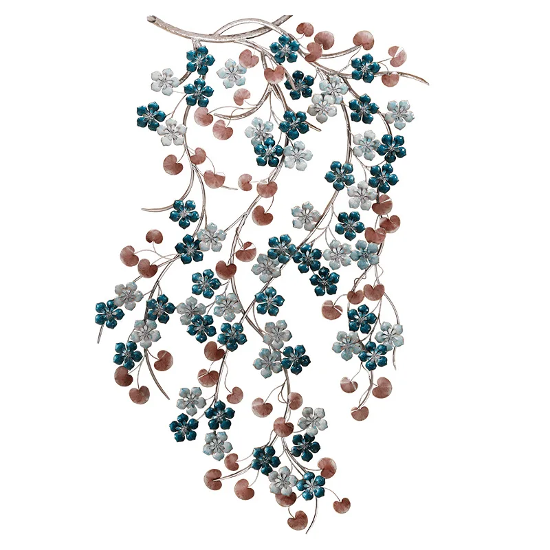 

Three-dimensional Plum Iron Wall Decoration Hotel Lobby Porch Wall Decoration Hanging Living Room Wall Decoration Hanging