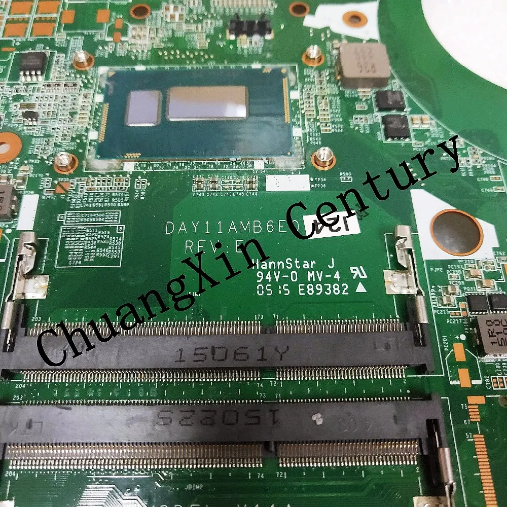 Adequado para placa-mãe de laptop HP Pavilion 15-P DAY11AMB6E0 com I3-4030U I5-4210U I7-4510U CPU 100% testado trabalho completo