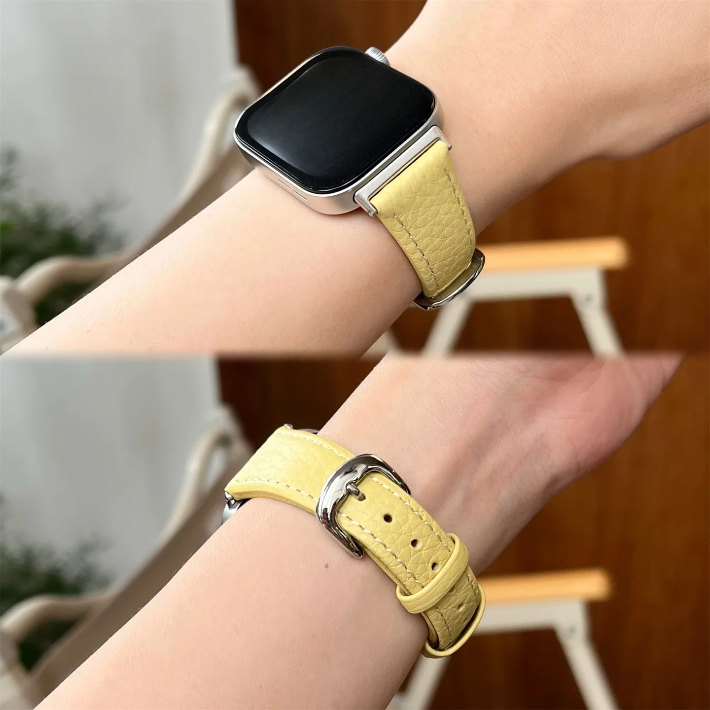 

Minimalist leather suitable for Huawei GT5/GT5 Pro/GT4/GT2/3/4 22mm/20mm/18mm fashionable watch straps