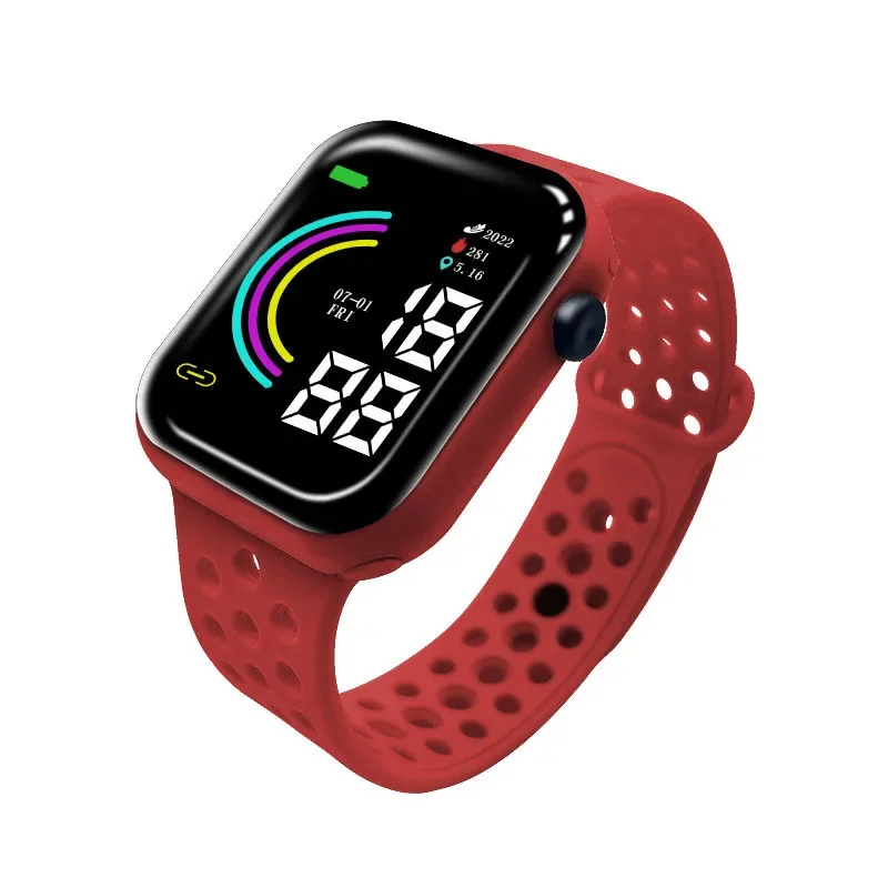 2025 neue Mode LED Digital Uhren für Frauen Sport Uhr Junge Mädchen Silikon Uhr Elektronische Uhr Reloj Mujer Montre