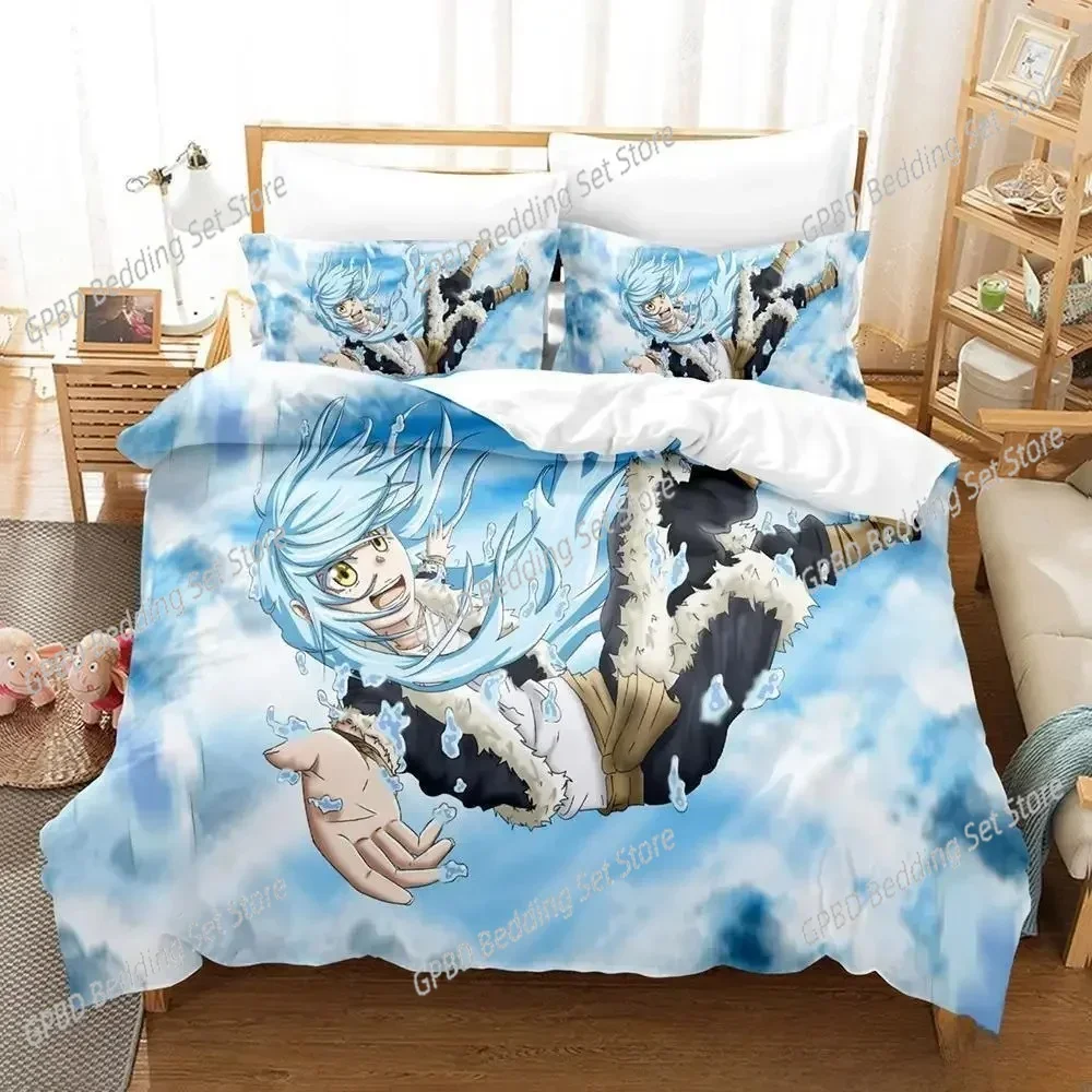 That time i got reincarnated as a slime 3D NEW Duvet Cover Pillowcase Bedding Set Adult Boy Girl Bedroom Children Single Double