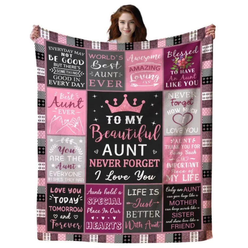 

Aunt Blanket Gifts for Aunt, From Niece and Nephew to My Aunt Throw Blanket Best Aunt Birthday Gift Ideas for Aunt