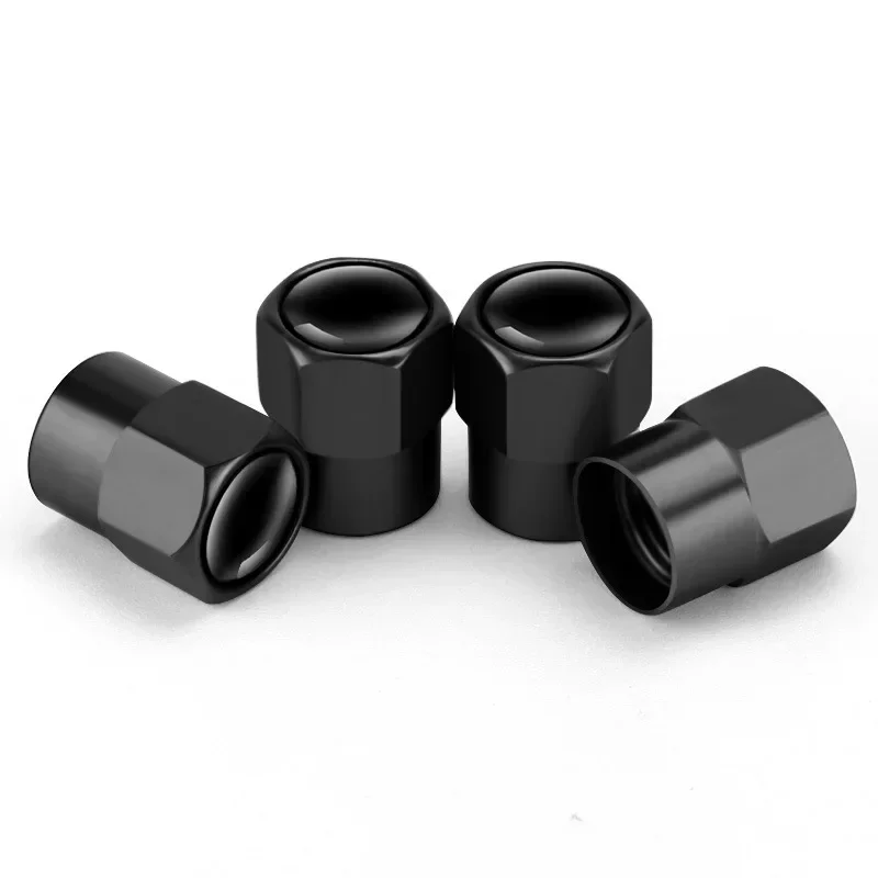 Top Quality 4pcs Aluminum Car Wheel Tire Valve Caps with color Logo Badge Emblem Airdust Waterproof for GTS GT3 S 4
