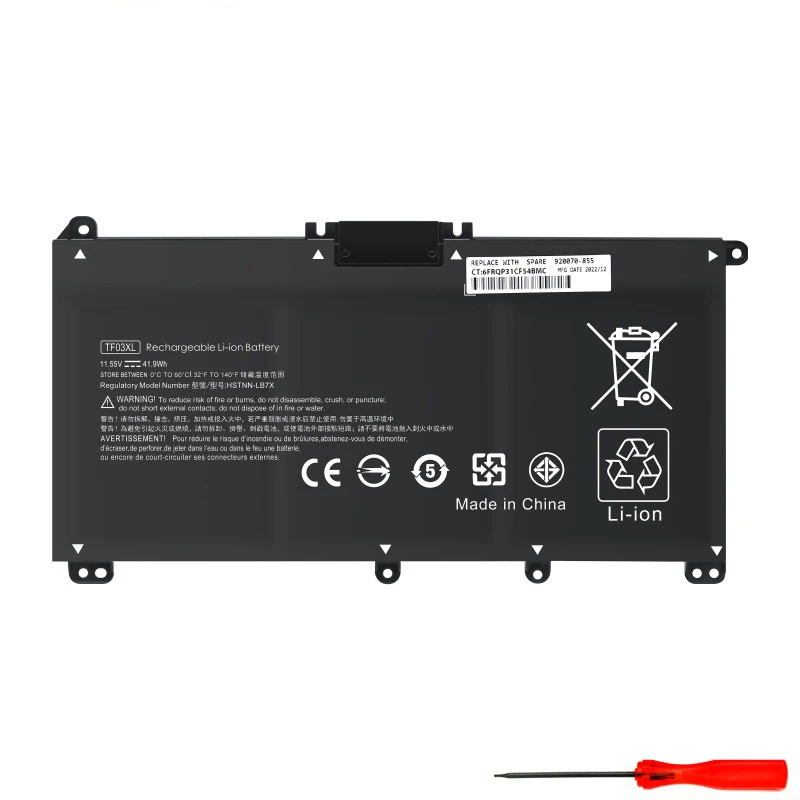 

TPN-C131 Q201 TF03XL Laptop Battery