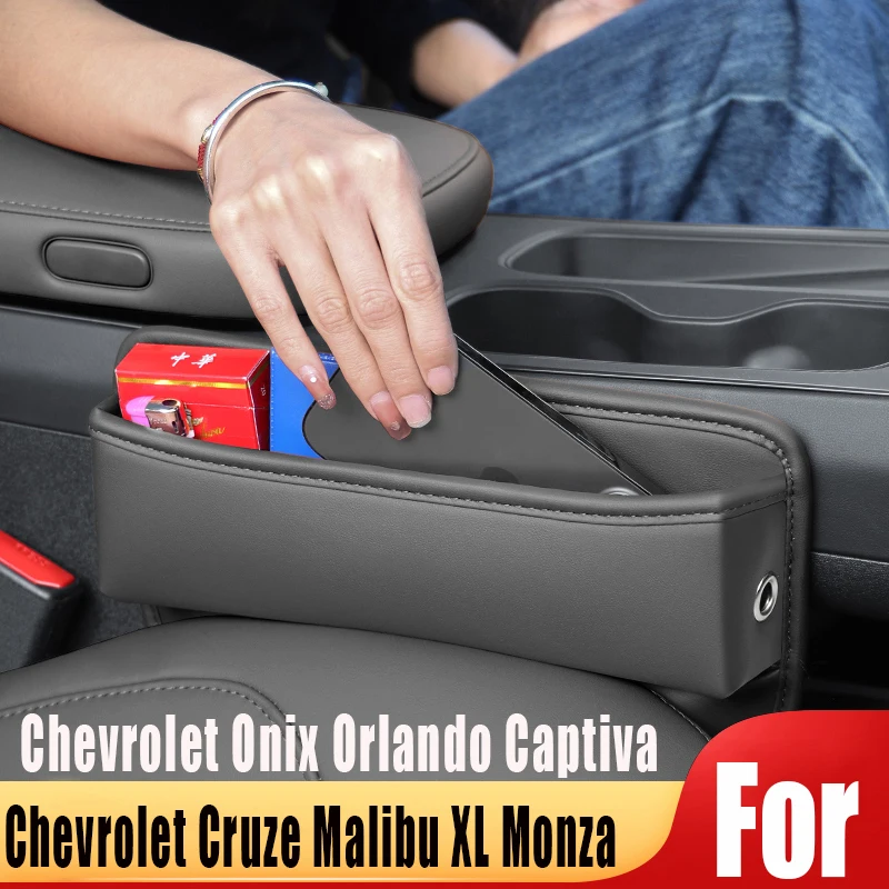 Für Chevrolet Cruze Malibu XL Monza Onix Orlando Captiva Auto Sitz Lücke Lagerung Box Kleinigkeiten Organizer Tasche Innen Zubehör