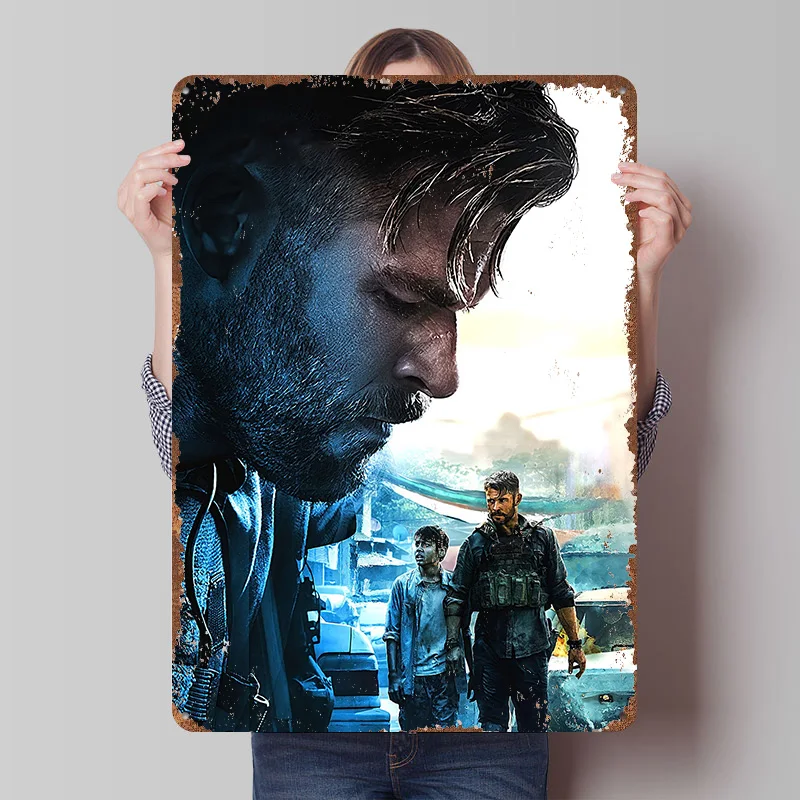Extraction Movies Poster Customized Vintage Metal Signs Wall Art Retro Tin Plaque for House Room Accessories Bedroom Decoration